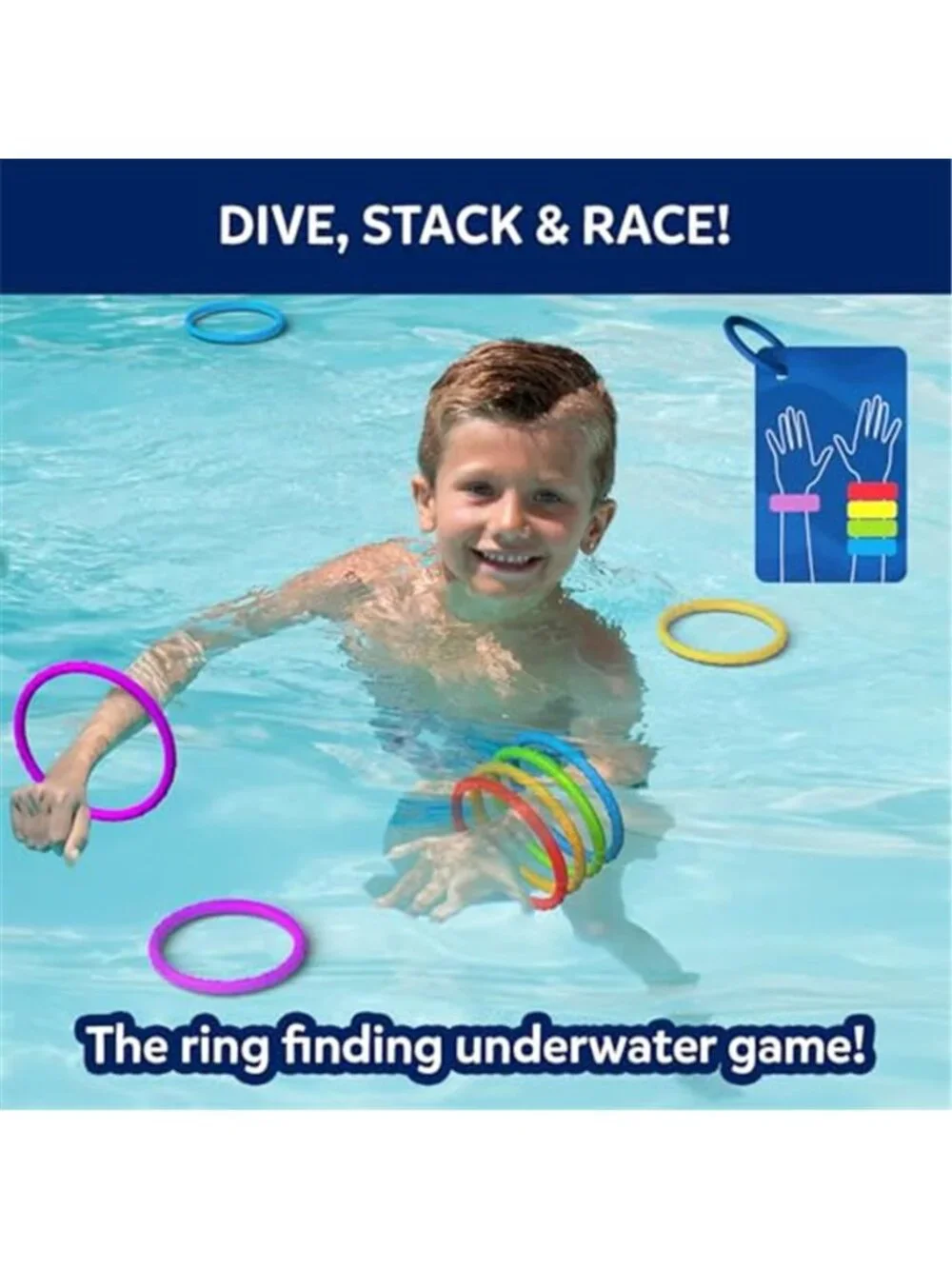 Pool Toys & Games, Dive Rings for Kids & Teens